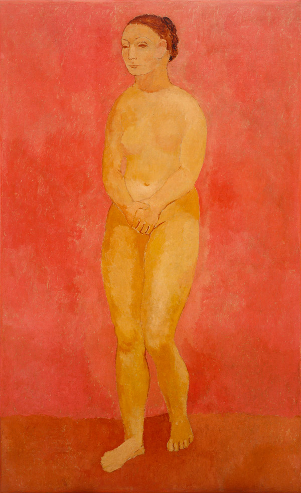 Picasso, Nu debout aux mains jointes, 1906, MoMA, New York.