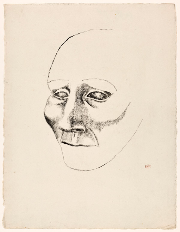 Picasso, Visage-masque de Josep Fontdevila, 1906, musée national Picasso-Paris.