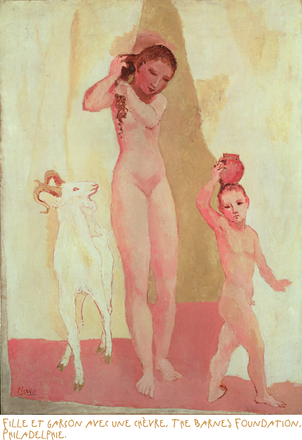 Fig.11 - Fille et garçon avec une chèvre, The Barnes Foundation, Philadelphie.