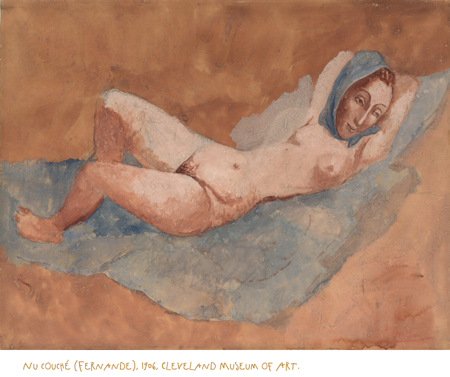 Fig.3 - Nu couché (Fernande), Cleveland Museum of Art.