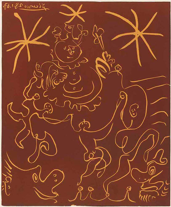 Picasso,  roi bouffon, 1967.