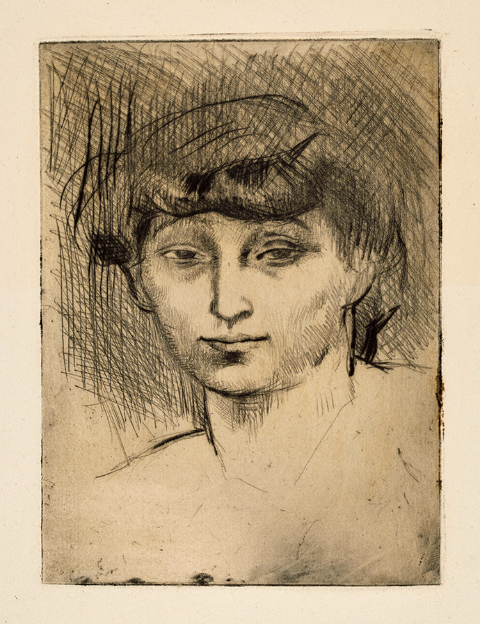 Picasso, Portrait de Fernande Olivier, Été 1906 Paris.  Musée national Picasso-Paris.